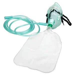 Mascarilla De Oxígeno Con Reservorio Adulto Con Tubuladura Y Elástico Ajustable